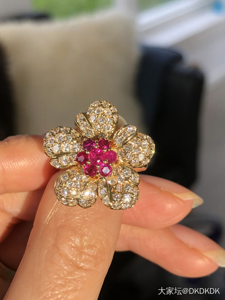 花花戒指_戒指红宝石