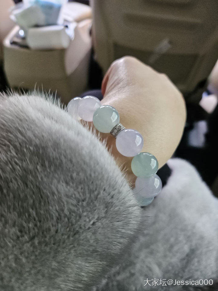 打算寄去出闲置了 ，打包之前还是没忍心_珠串翡翠