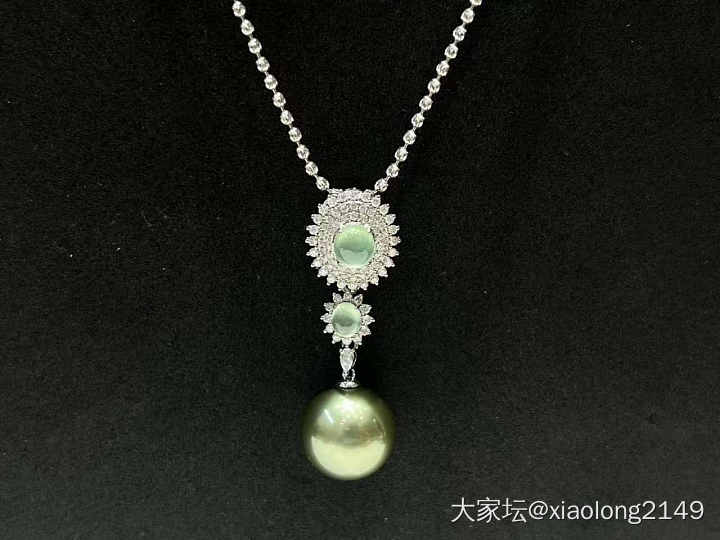 刚刚看微商发的这个款式挺好看啊_有机宝石颈饰