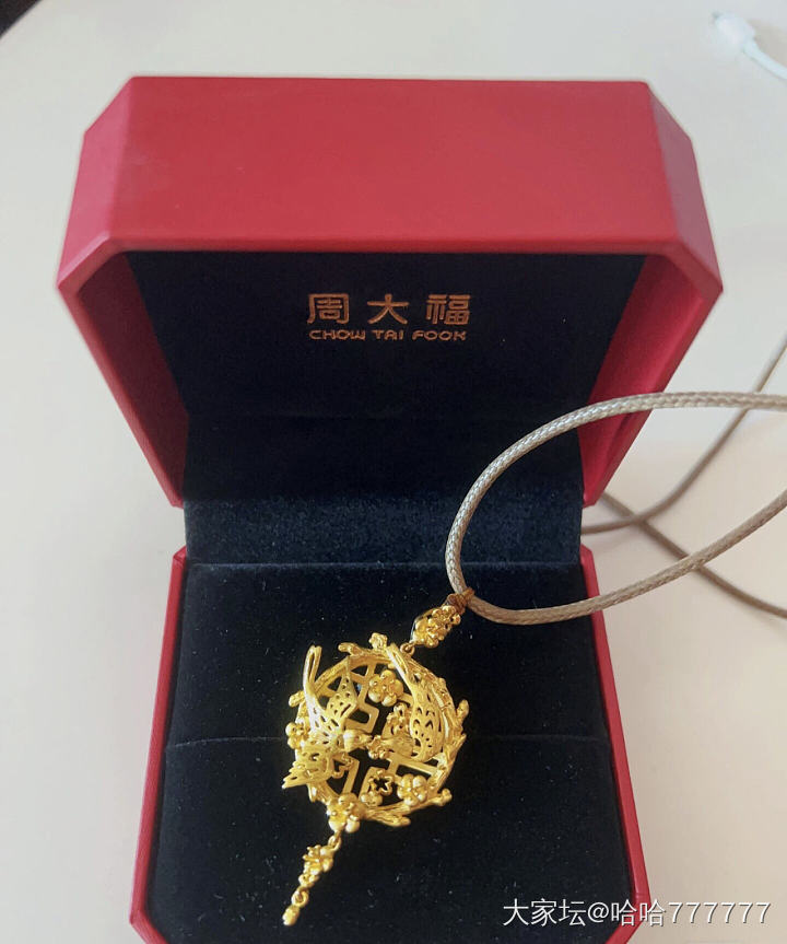 510求周大福的喜鹊登梅_金