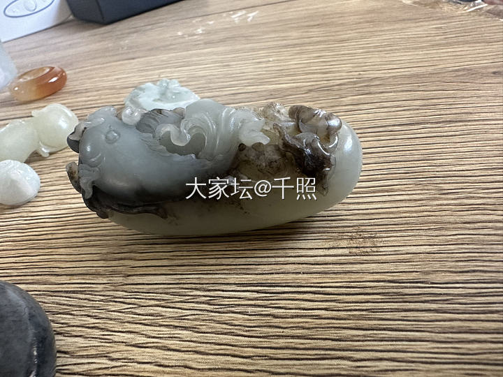 越来越润，庆幸有你_和田玉把玩件