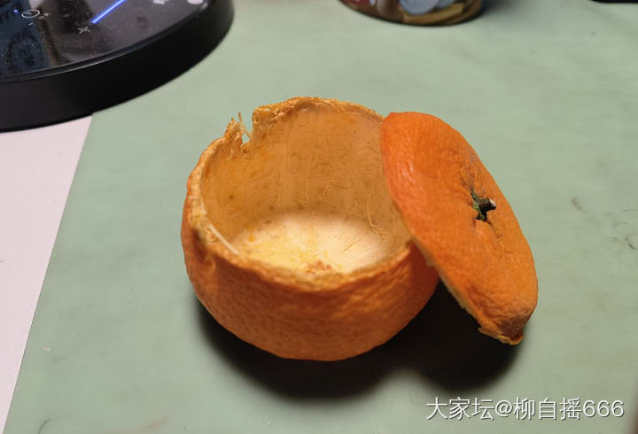 跟风做的橘皮收纳盒🍊_文玩