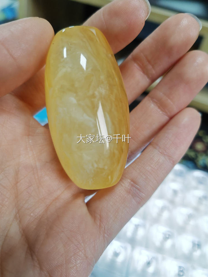 俄料蜜蜡虎纹妖花手串手链_琥珀蜜蜡