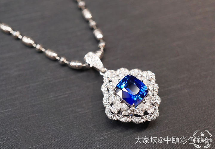 ##中颐天然皇家蓝蓝宝石吊坠##  1.53ct_吊坠蓝宝石名贵宝石