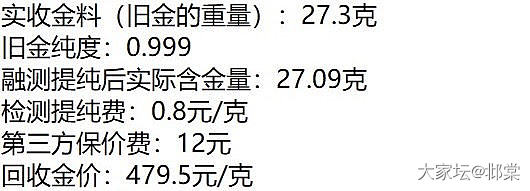 赶巧了，前几天看金价回收价格挺高的，就寄去校长家回收了点金子，昨天半夜到的账，刚..._金