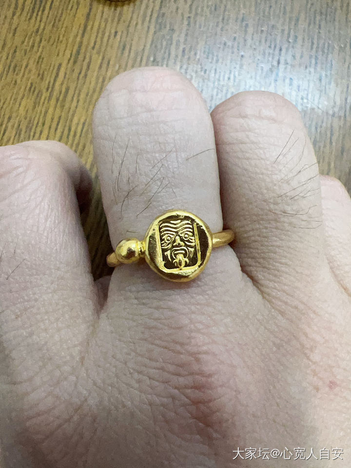 扎基拉姆戒指哦✌🏻✌🏻✌🏻_金