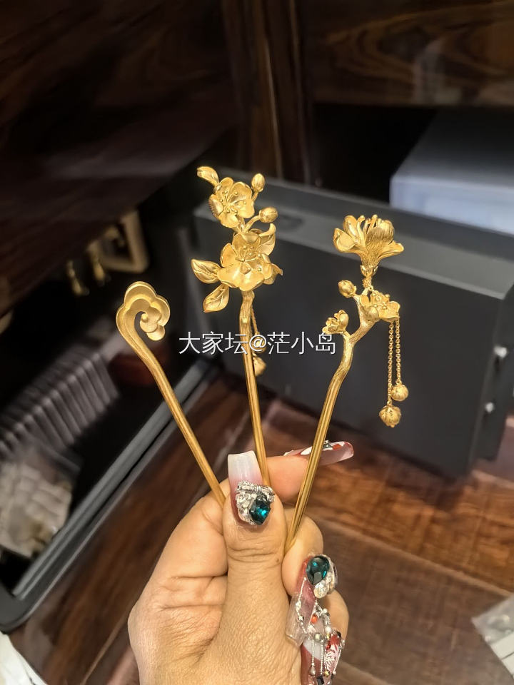 今日份的小开心_簪子金