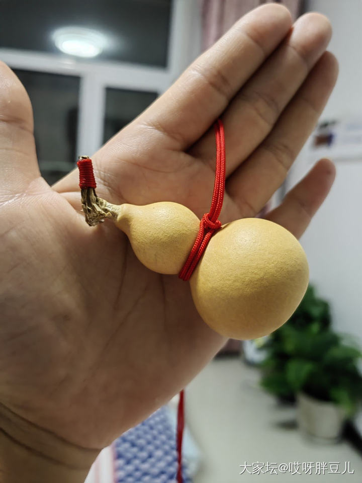 缠了三个小葫芦，第一次手工还挺顺利_葫芦
