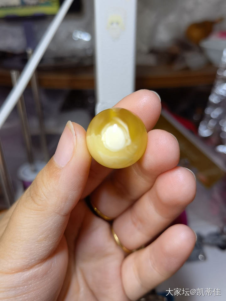 独角兽蜜蜡手串收到了_琥珀蜜蜡