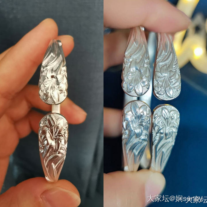 复刻小珍百合返图_匠人银