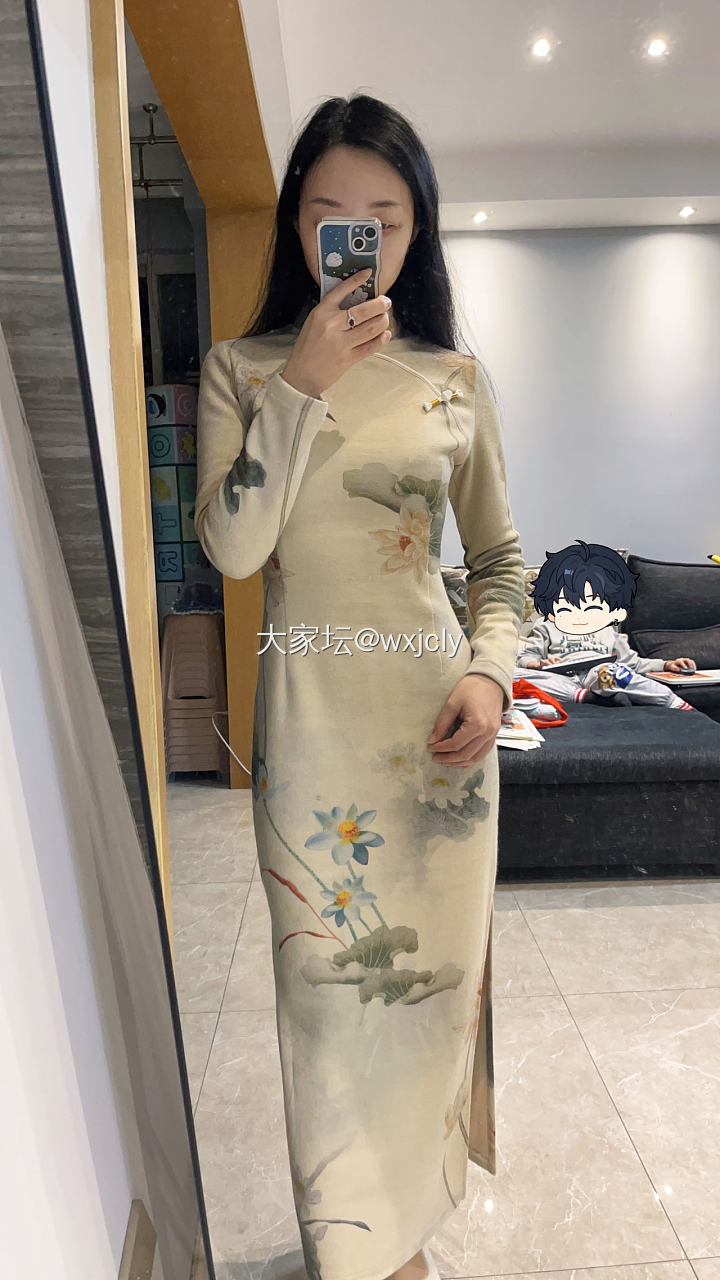 40岁后觉醒的旗袍基因_穿搭
