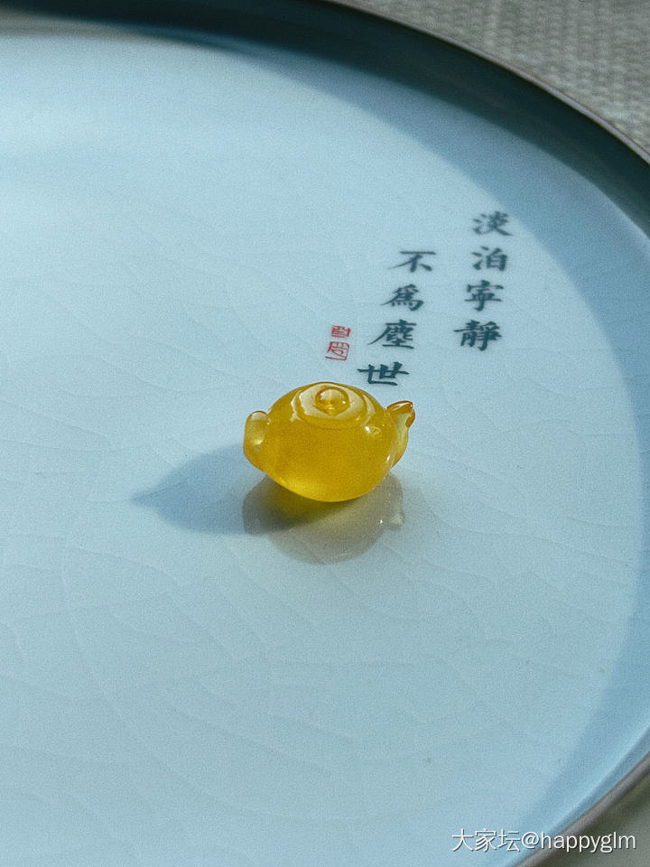 一壶清茶慢煮岁月_琥珀蜜蜡