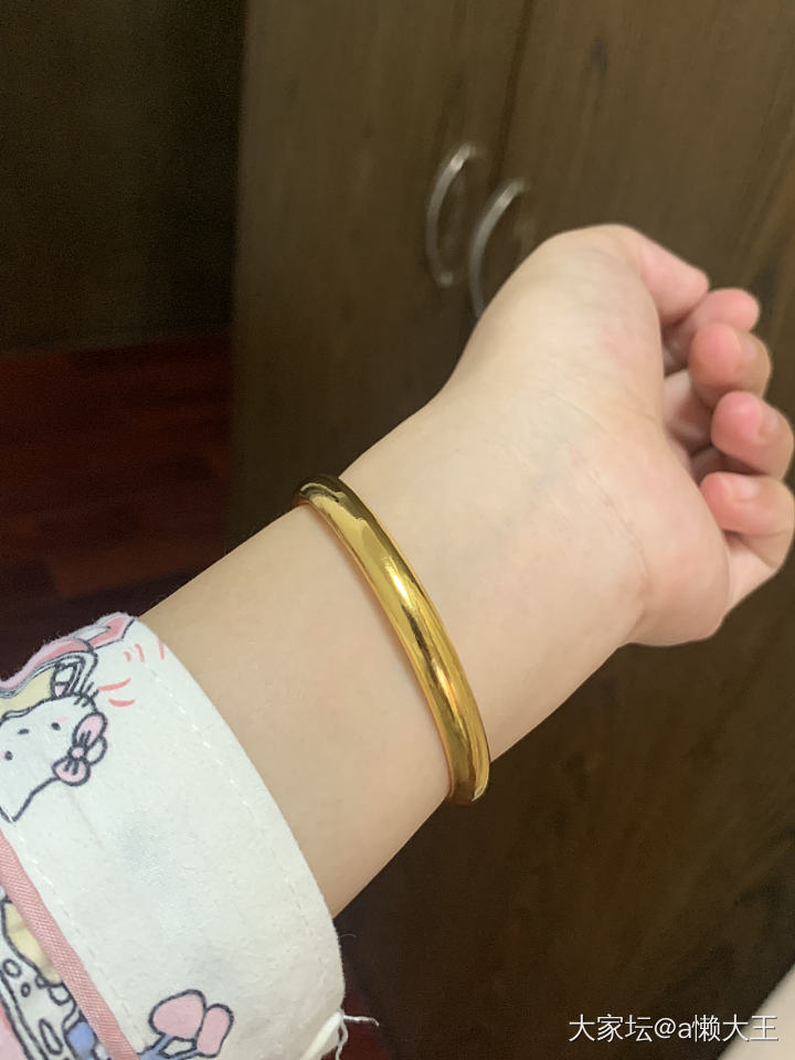 亮面泥鳅背爱了_手镯金