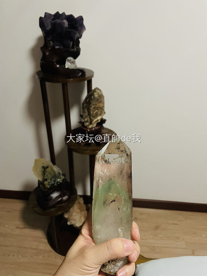 翠幽灵柱子_水晶