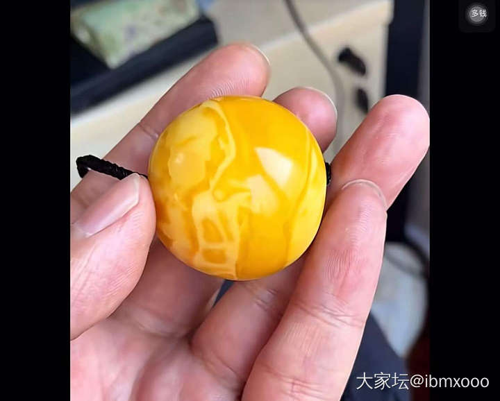 蜜蜡苹果珠“华妃”重生记_手工diy琥珀蜜蜡