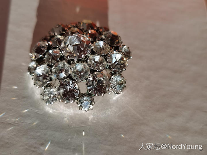 Tiffany 古董18k 钻石胸针_钻石