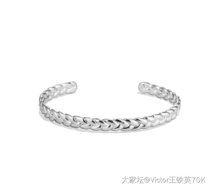 订购了美国MENE铂金开口手镯。_铂
