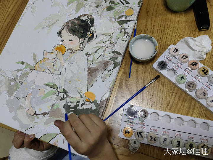 玩一下数字油画_油画