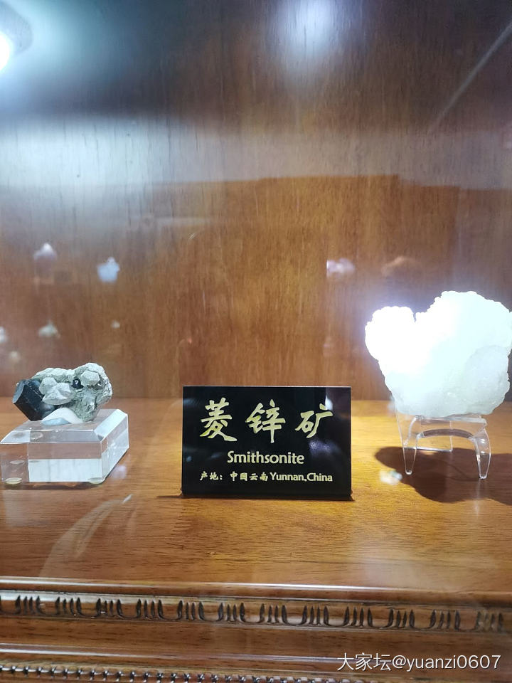 青岛德国总督楼旧址博物馆里的矿石展台_博物馆