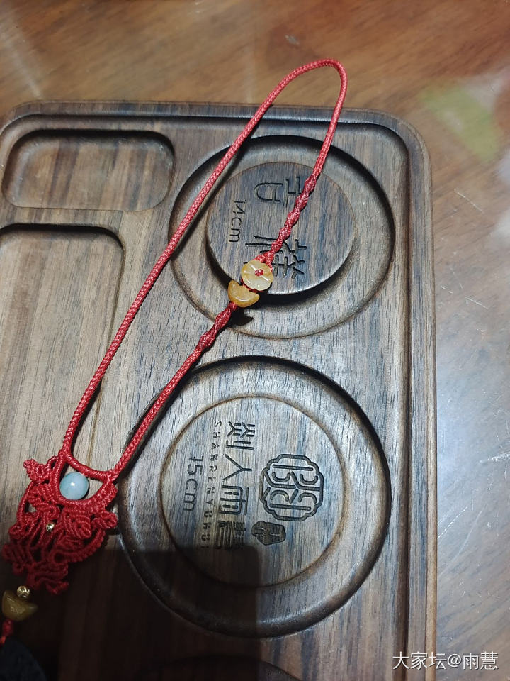 今天完成的两件手作_编绳