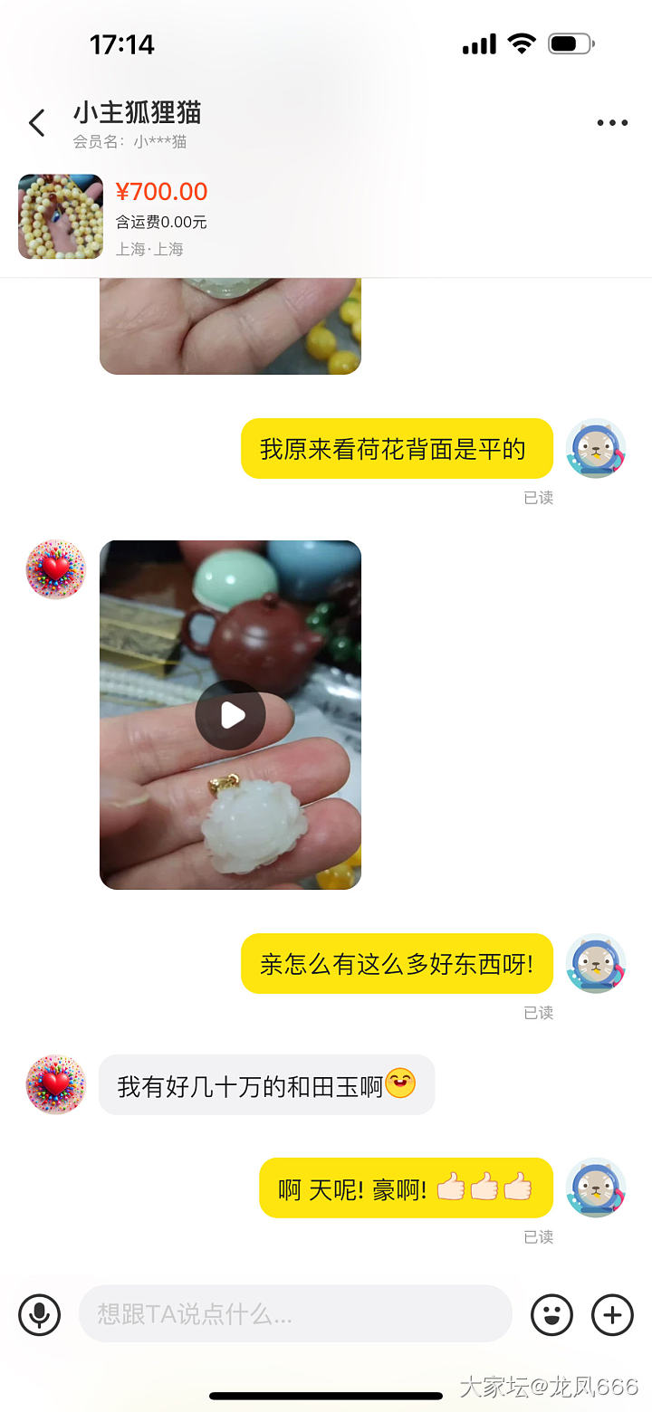 和田玉鹅如意事情的全部完整过程，关于小主狐狸猫发的身败名裂帖的回复_闲聊