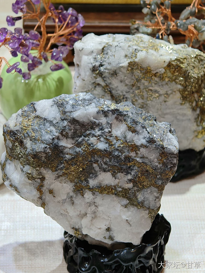 黄金金矿_矿物标本金