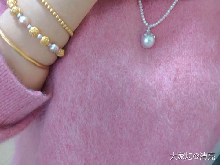 节后上班第一天你们戴了啥_珍珠