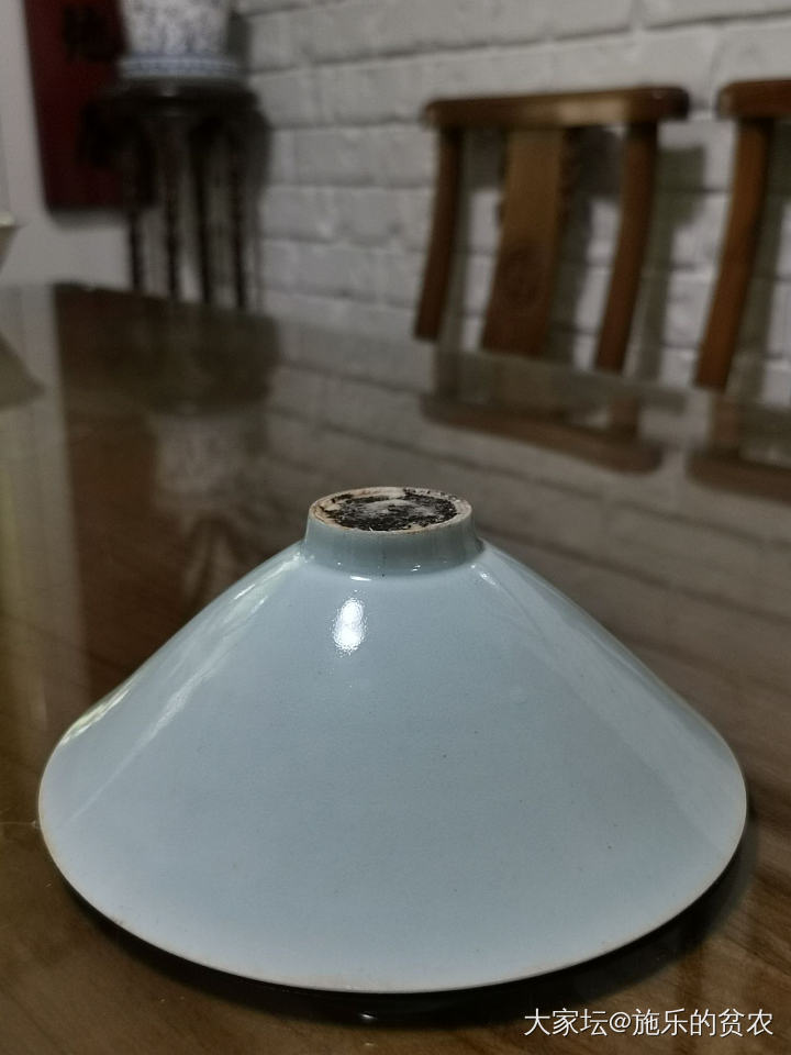 宋，湖田窑影青釉刻娃娃花卉斗笠碗_收藏