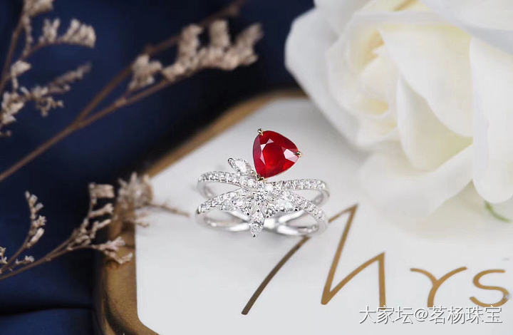 不撞款～2ct红宝石戒指💍_戒指蓝宝石