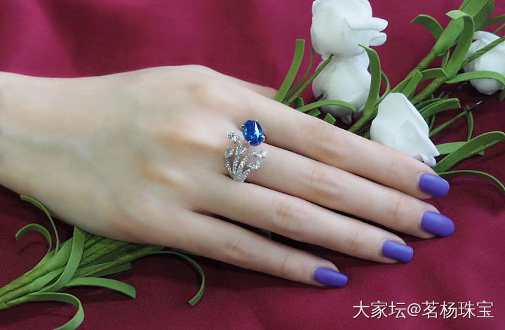 精美设计款～蓝宝石戒指_蓝宝石