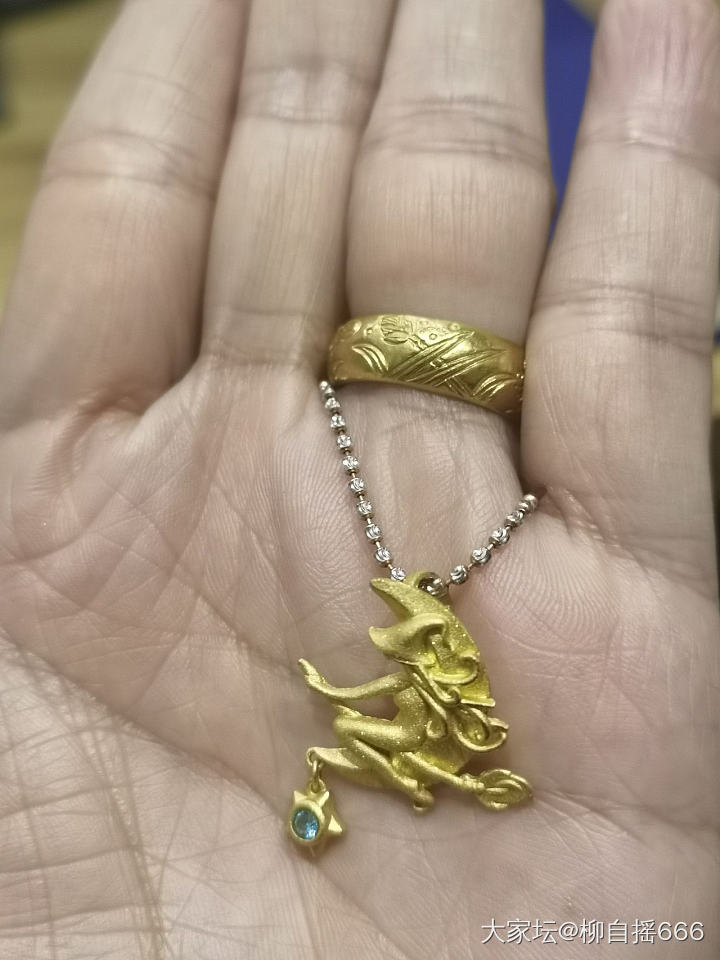 还是黄金最治愈_戒指金