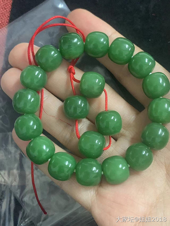 第一串碧玉_碧玉珠串和田玉
