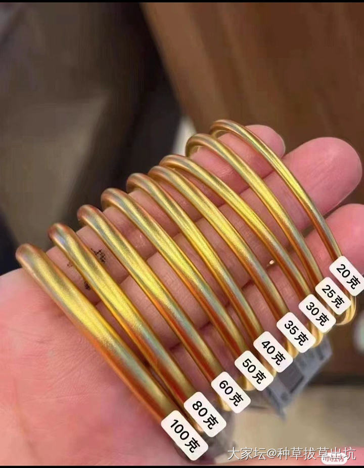 秀出你的百克胖_手镯金