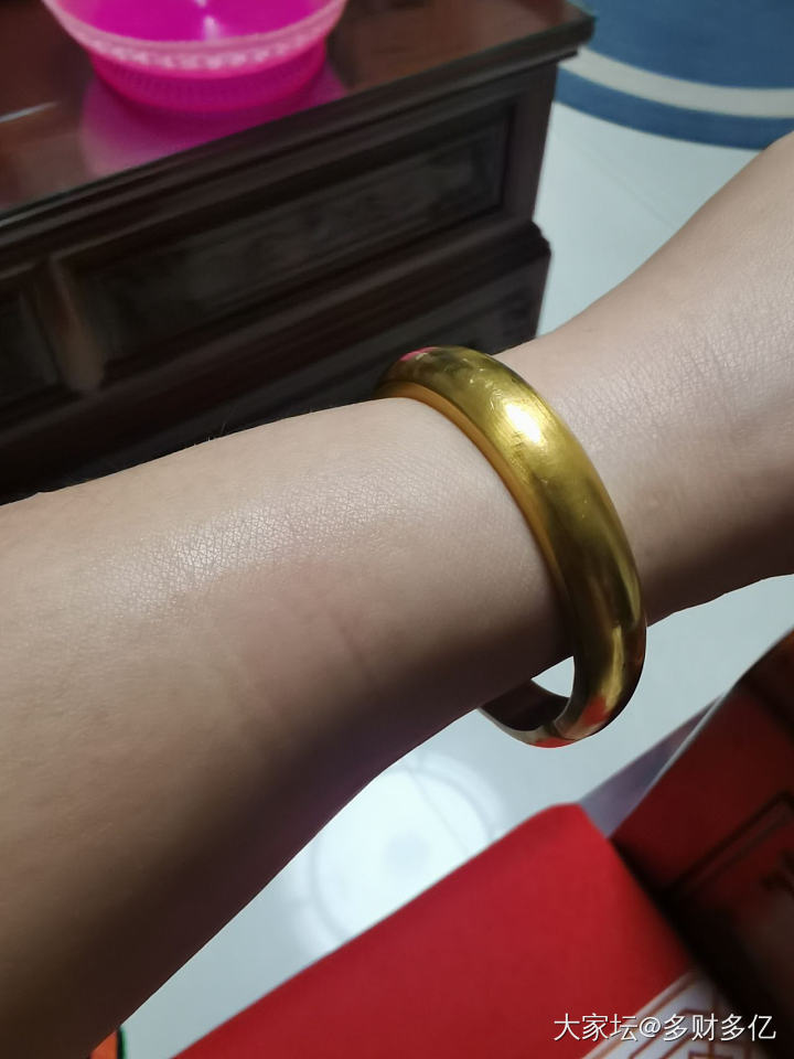 秀出你的百克胖_手镯金