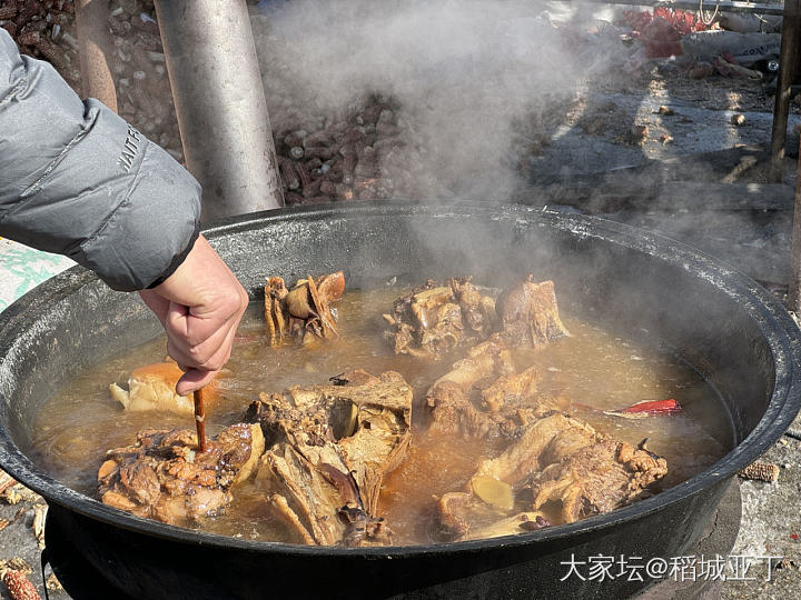 农村烀猪头肉_美食生活