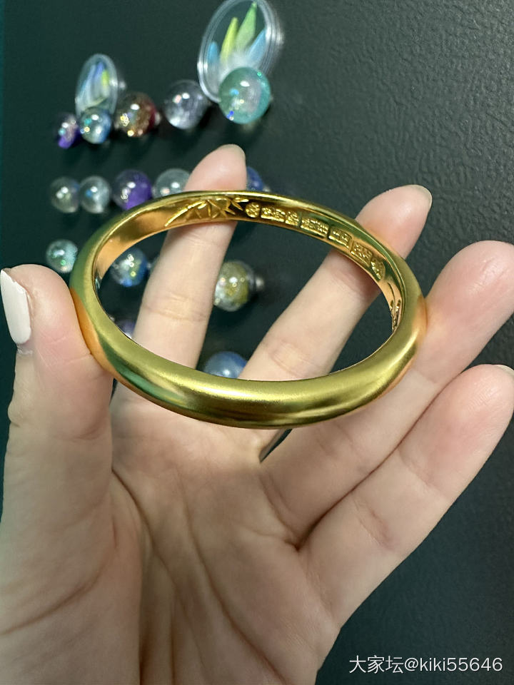 秀出你的百克胖_手镯金