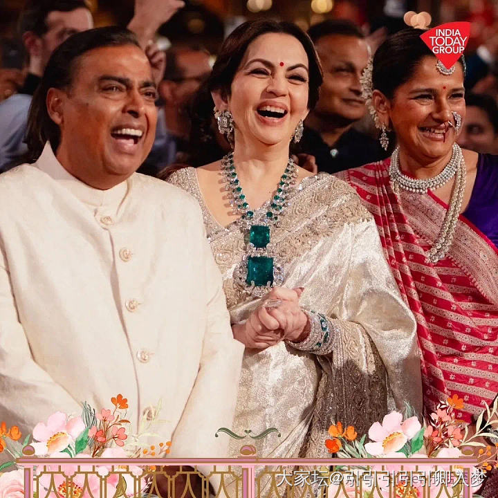 印度首都儿子的婚前派对，图片刚看的公众号保存的_娱乐八卦