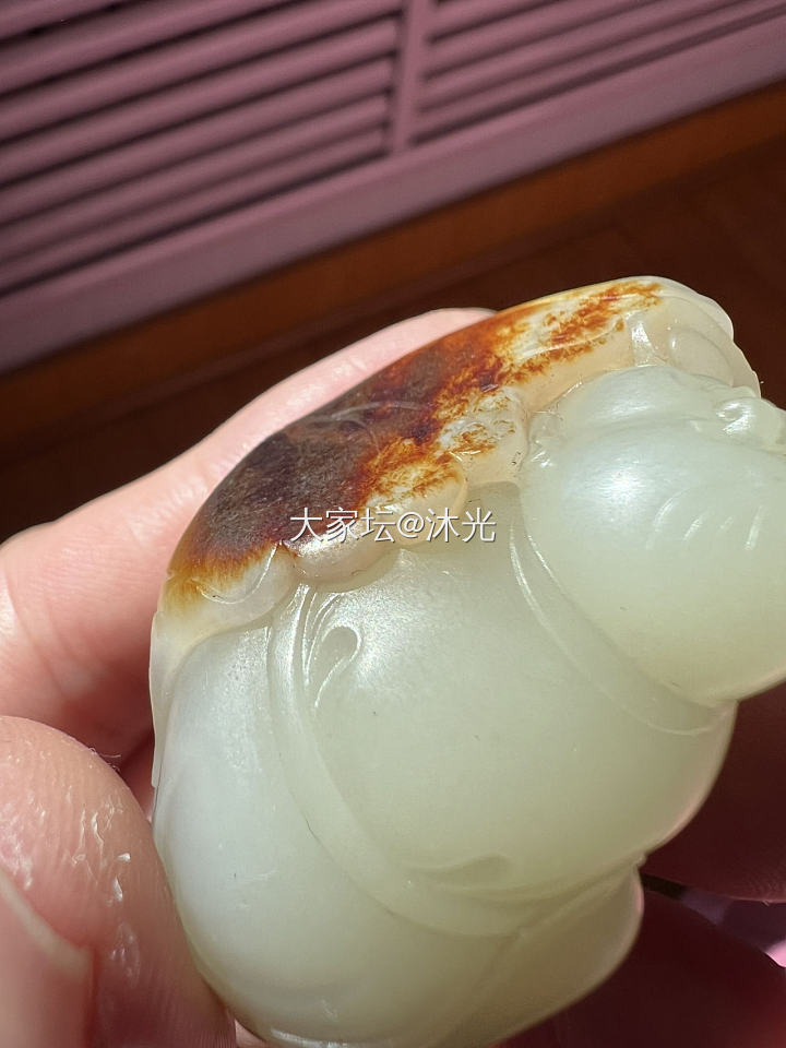 红皮籽料这个颜色对么_和田玉