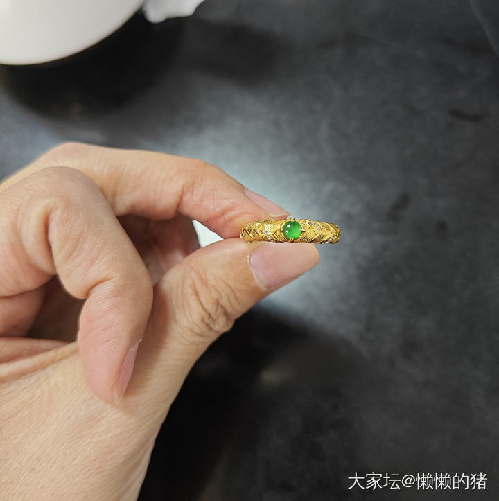 玩不动金子了_戒指翡翠