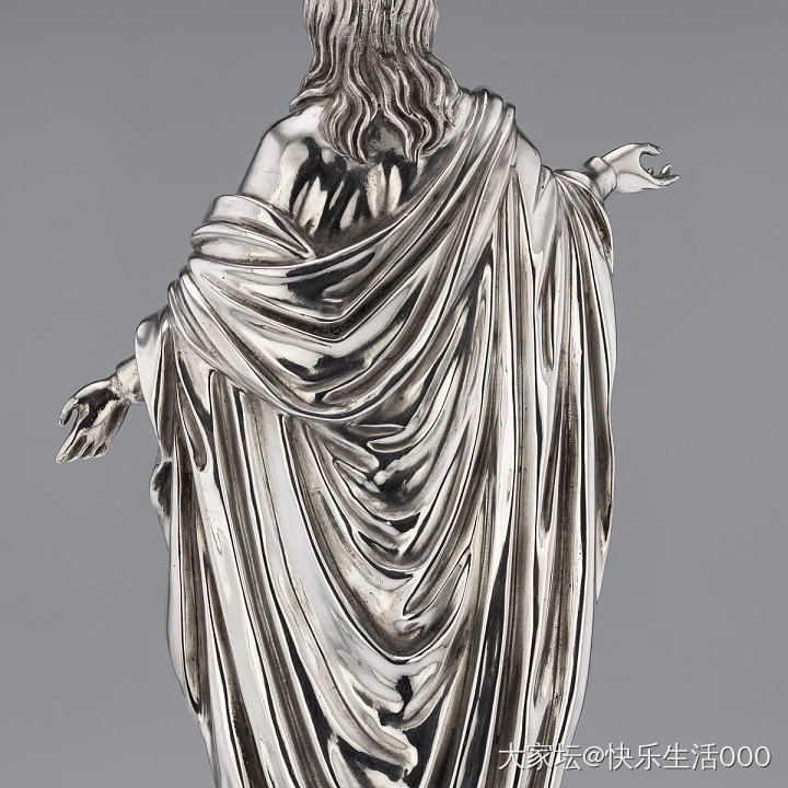 1880年制作的法国950纯银精美女神摆件一座，大家有懂得吗？_西洋银器