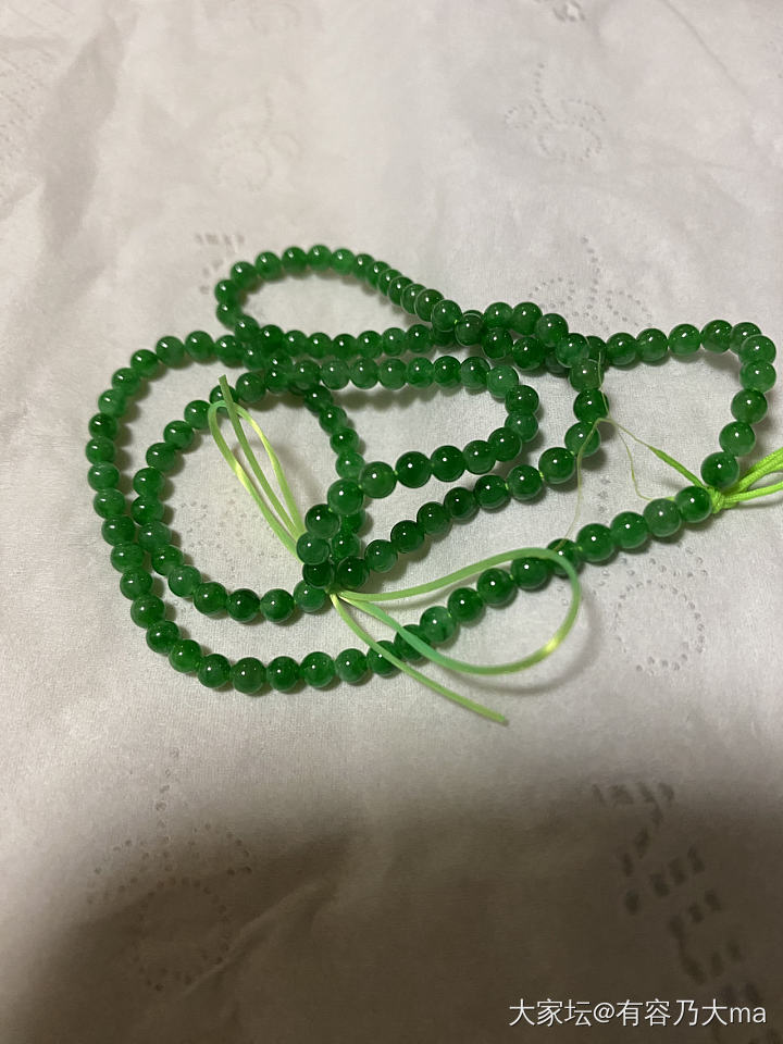 绿珠珠收手了_和田玉翡翠