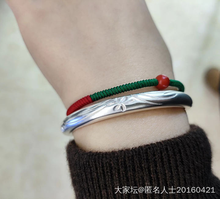 自从入了银坑，石头突然就没兴趣了，又便宜又好看，又好戴_手镯银