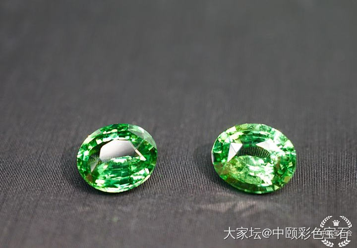 ##中颐天然沙弗莱宝石 一对##  3.09ct_沙弗莱彩色宝石