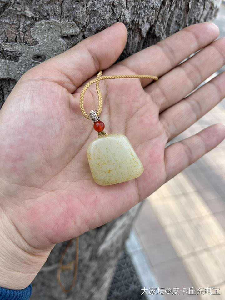 走路回家有点烦，晒晒牡丹吧_和田玉