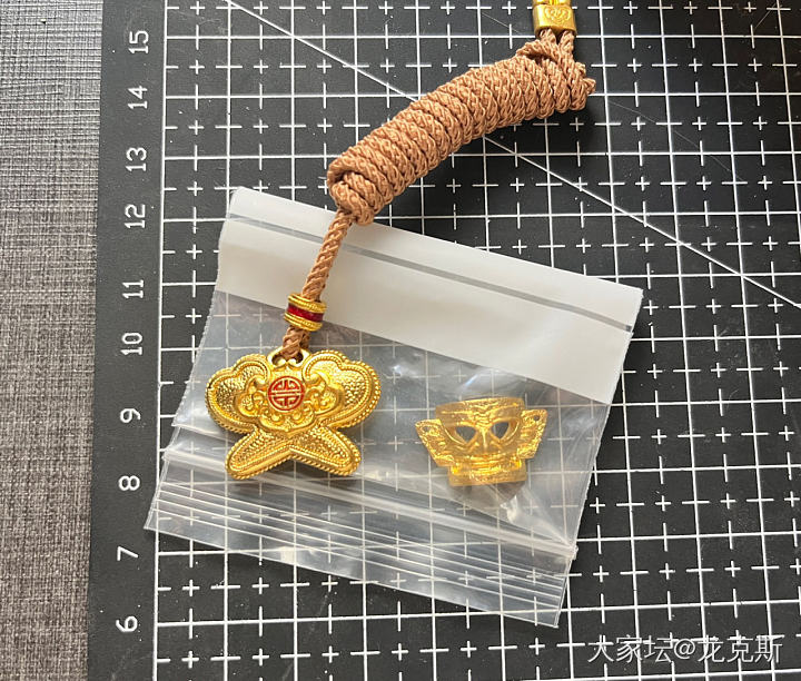纸鸢终于收到啦_吊坠金