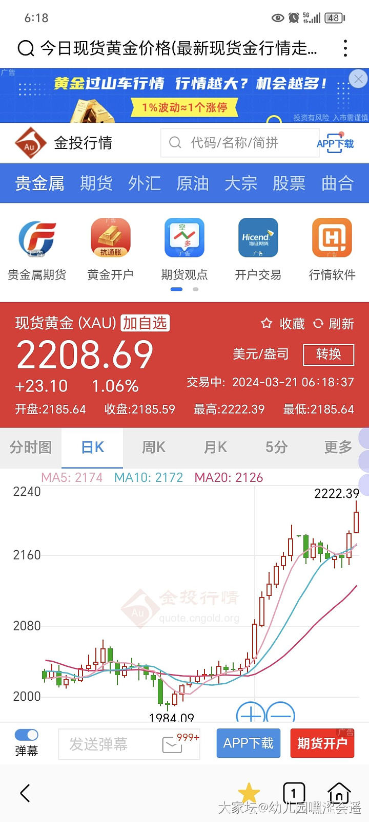 又来了，金价发狂了！_金价