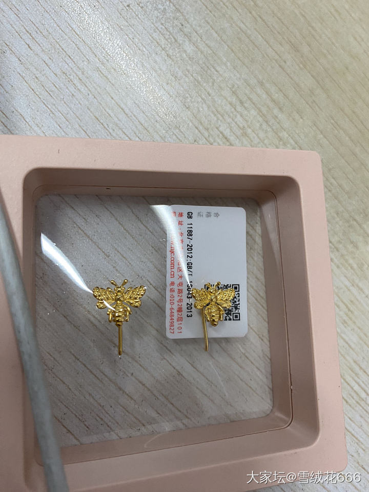 春天的气息_耳钉金