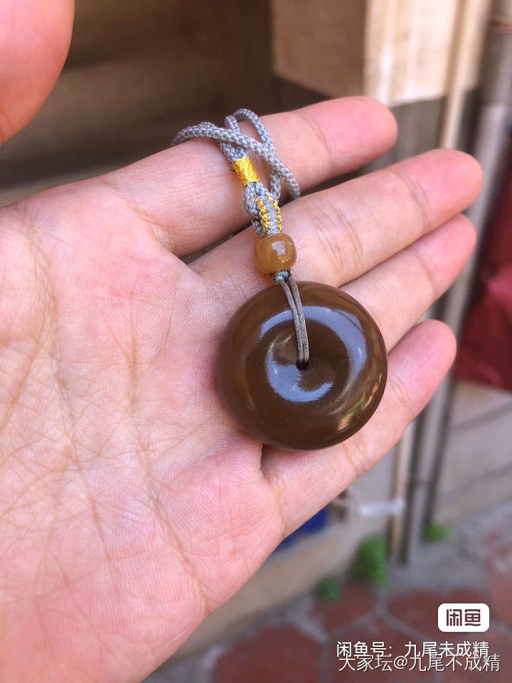 看看大家的和田玉平安扣_和田玉