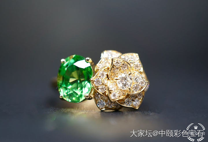 ##中颐天然沙弗莱宝石戒指##  2.20ct_沙弗莱彩色宝石