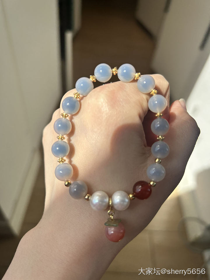 新手作_珠串玉髓玛瑙
